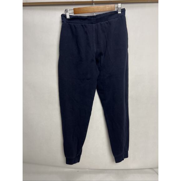 Polo Ralph Lauren Youth Sweatpants L 14/16 Blue Pennant Logo Fleece Sport Retro - Picture 5 of 10